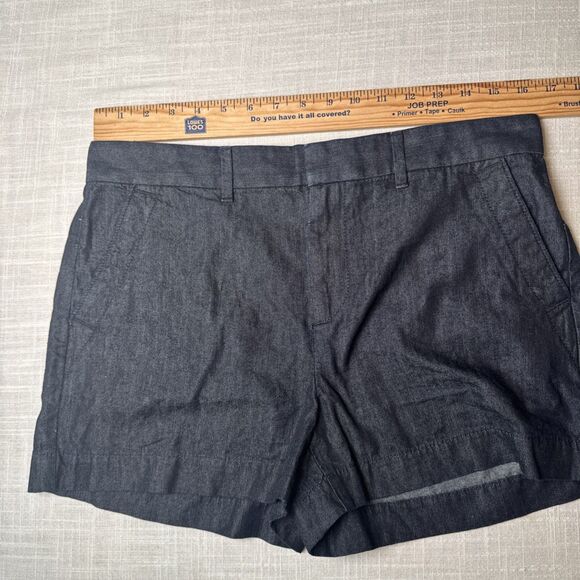 Made And Loved Loft Dark Wash Shorts NEW - Measures 33” Waist ( Tag Shows 6/28 ) - Picture 3 of 11